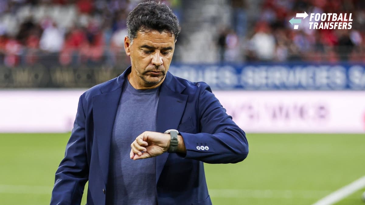 SION , 2008-2026, Stade de Tourbillon , season 2026 2027 , UEFA Conference League play-off football . Match between FC Sion and Ajax, Picture shows Ajax trainer coach Michel Sanchez Sion - Ajax  x205876201x Copyright: