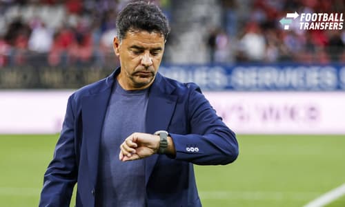 SION , 2008-2026, Stade de Tourbillon , season 2026 2027 , UEFA Conference League play-off football . Match between FC Sion and Ajax, Picture shows Ajax trainer coach Michel Sanchez Sion - Ajax  x205876201x Copyright: