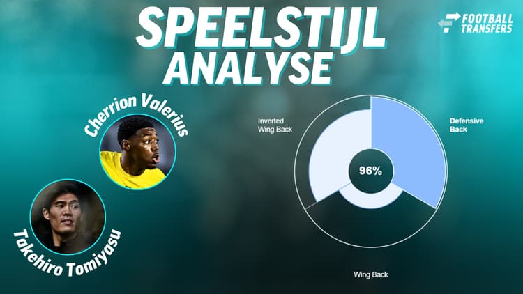 Cherrion Valerius vertoont veel gelijkenissen met de speelstijl van Takehiro Tomiyasu
