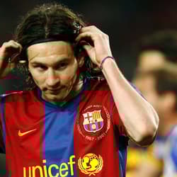 Lionel Messi, Barcelona, 2007/08