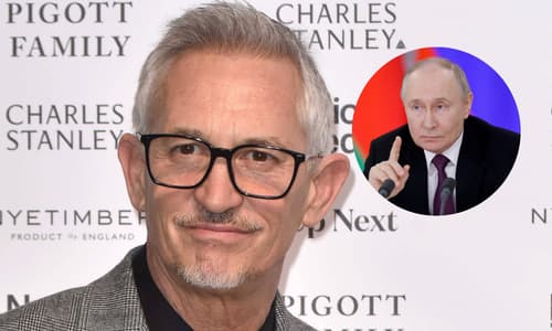 Gary Lineker, Vladimir Putin