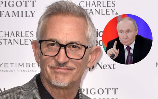 Gary Lineker, Vladimir Putin