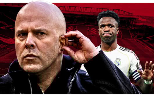 Arne Slot, Vinicius Junior, Liverpool, 2025/26