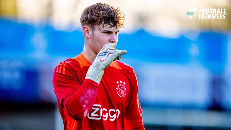 Charlie Setford keepte in totaal 56 wedstrijden namens Jong Ajax in de Keuken Kampioen Divisie.