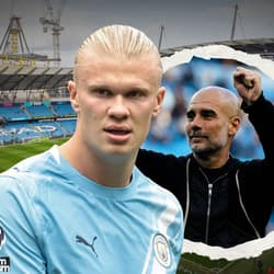 Erling Haaland, Pep Guardiola, Man City