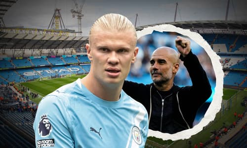 Erling Haaland, Pep Guardiola, Man City