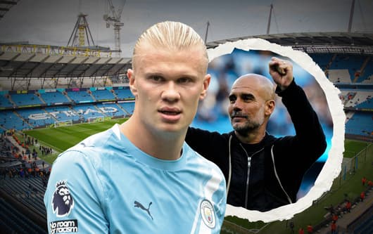 Erling Haaland, Pep Guardiola, Man City