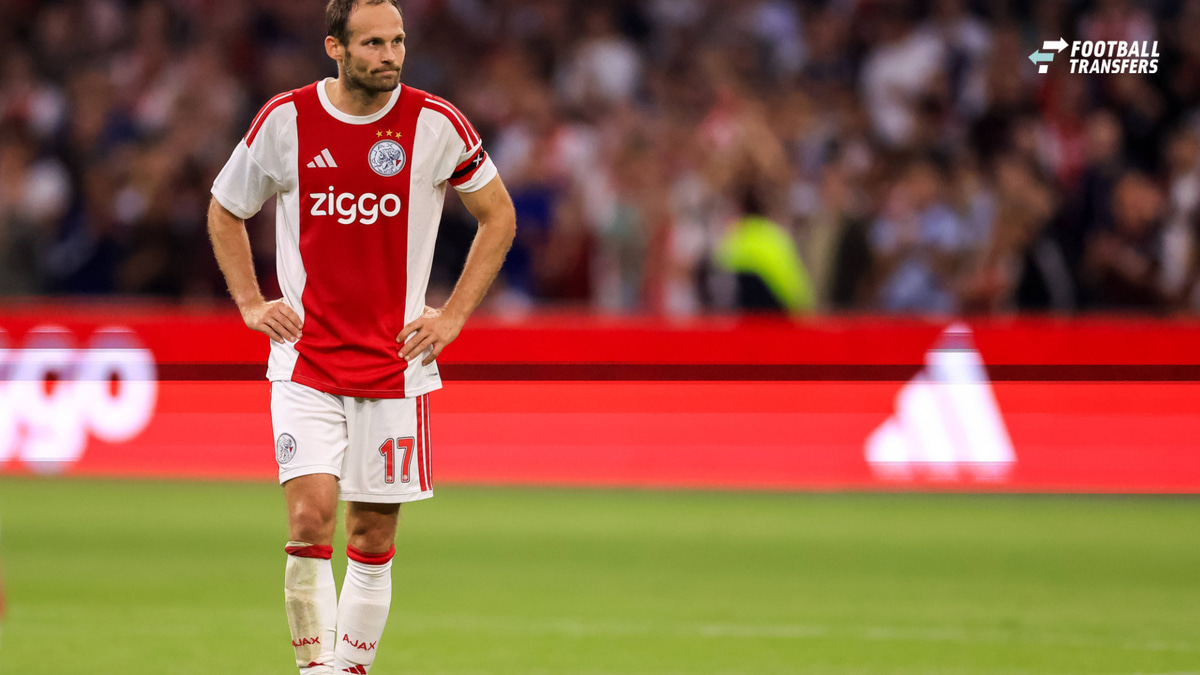 AMSTERDAM, NETHERLANDS - AUGUST 6: Daley Blind of AFC Ajax looks on after the UEFA Conference League 2026 27 third qualifying round first leg match between AFC Ajax and Shelbourne FC at the Johan Cruijff Arena on August 6, 2026 in Amsterdam, Netherl...
