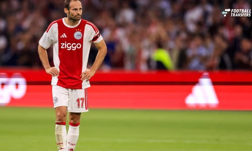 AMSTERDAM, NETHERLANDS - AUGUST 6: Daley Blind of AFC Ajax looks on after the UEFA Conference League 2026 27 third qualifying round first leg match between AFC Ajax and Shelbourne FC at the Johan Cruijff Arena on August 6, 2026 in Amsterdam, Netherl...
