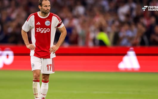 AMSTERDAM, NETHERLANDS - AUGUST 6: Daley Blind of AFC Ajax looks on after the UEFA Conference League 2026 27 third qualifying round first leg match between AFC Ajax and Shelbourne FC at the Johan Cruijff Arena on August 6, 2026 in Amsterdam, Netherl...