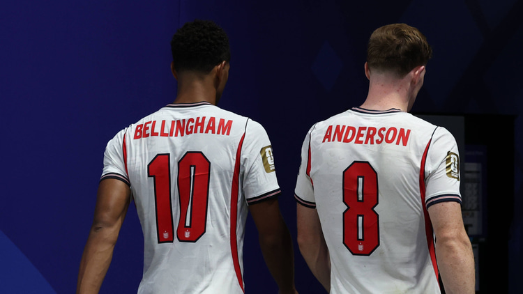Jude Bellingham and Elliot Anderson