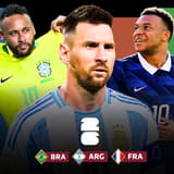 World Cup, Lionel Messi, Neymar, Kylian Mbappe