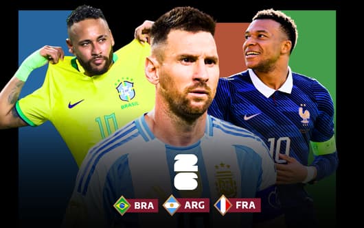 World Cup, Lionel Messi, Neymar, Kylian Mbappe