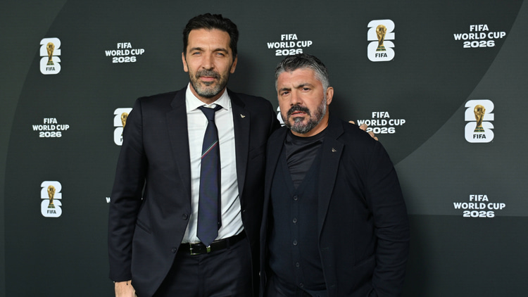 Gianluigi Buffon and Gennaro Gattuso