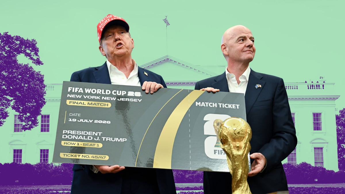 Donald Trump Gianni Infantino FIFA World Cup 2026