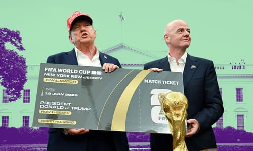 Donald Trump Gianni Infantino FIFA World Cup 2026