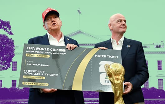Donald Trump Gianni Infantino FIFA World Cup 2026