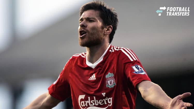 Xabi Alonso in zijn periode als speler van Liverpool.