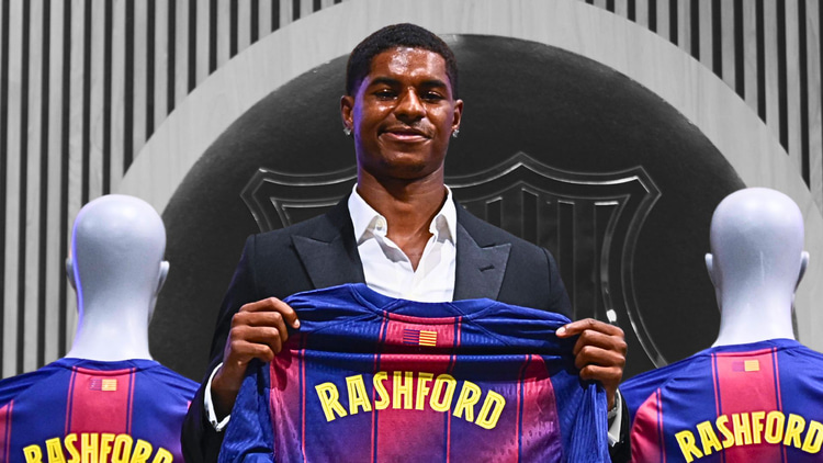 Marcus Rashford begins a new era at Barcelona.