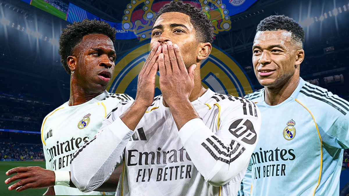 Vini Jr, Jude Bellingham, Kylian Mbappe, Real Madrid