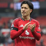 Manchester United, ManU v Tottenham Hotspur, Premier League Lisandro Martinez (6) of Manchester United applauds the fans at the end of the Premier League match between Manchester United and Tottenham Hotspur at Old Trafford, Manchester, UK on 7 Febr...