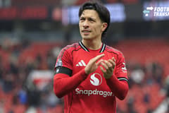 Manchester United, ManU v Tottenham Hotspur, Premier League Lisandro Martinez (6) of Manchester United applauds the fans at the end of the Premier League match between Manchester United and Tottenham Hotspur at Old Trafford, Manchester, UK on 7 Febr...