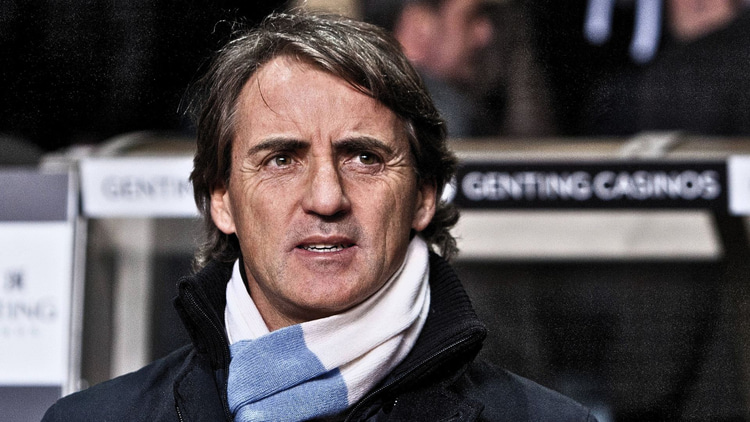 Roberto Mancini won the Premier League with Man City in 2012