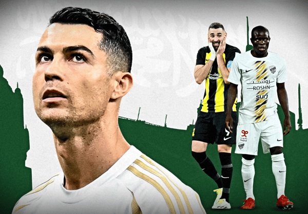 Cristiano Ronaldo, Karim Benzema, N'Golo Kante, Saudi