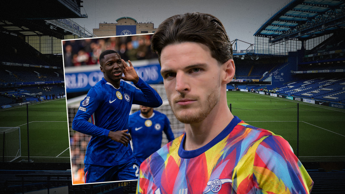 Declan Rice, Moises Caicedo, Arsenal, Chelsea
