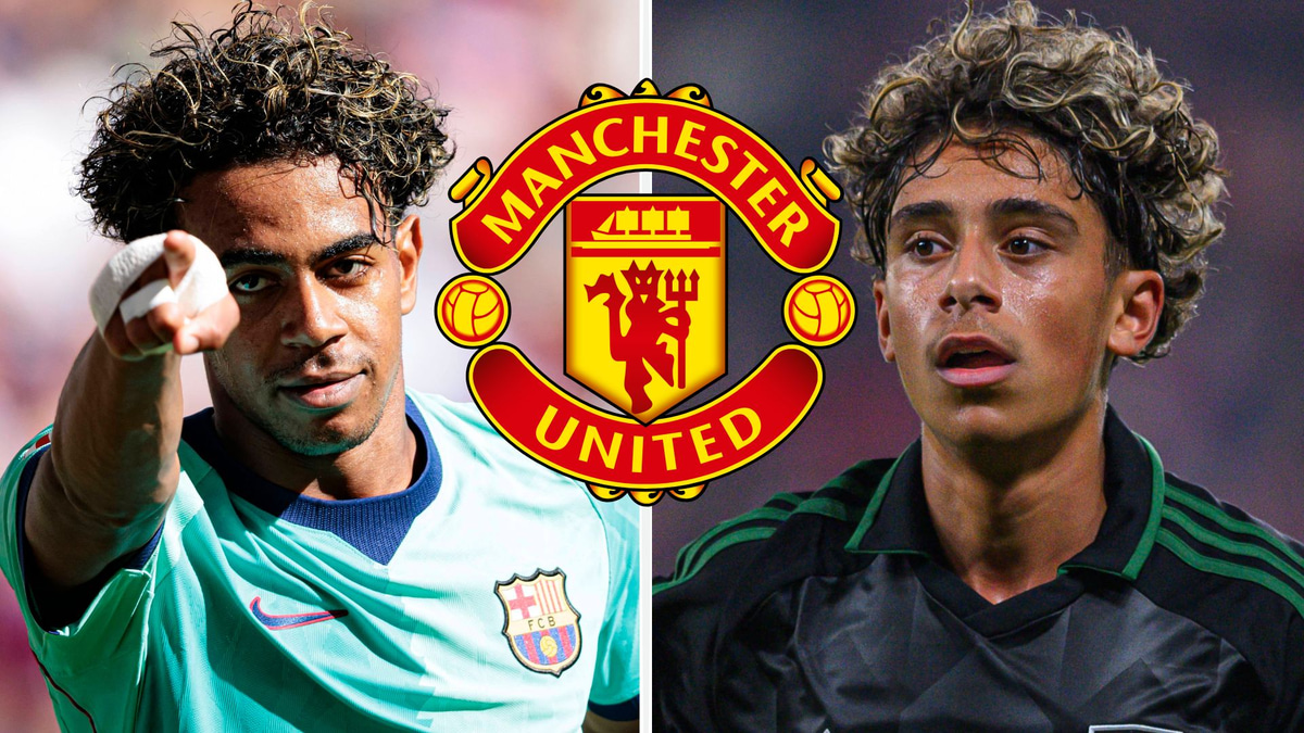 Lamine Yamal, Mezian Mesloub, Man Utd