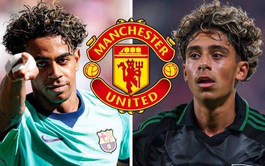 Lamine Yamal, Mezian Mesloub, Man Utd
