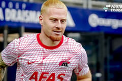 BELGRADE - Mexx Meerdink of the Netherlands celebrates after scoring the 0-1 from a penalty during the UEFA Nations League match between Serbia and the Netherlands at the Rajko MitiÄ‡ Stadium on September 27, 2026, in Belgrade. ANP KOEN VAN WEEL xVI...