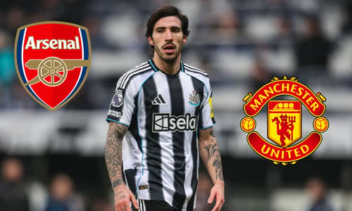 Sandro Tonali Arsenal Man Utd