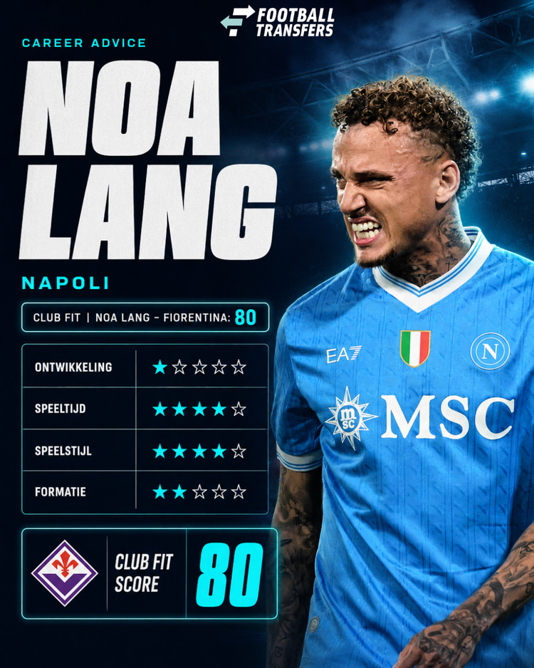 De Club Fit van Noa Lang met Fiorentina.