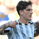 NICOLO ZANIOLO, Udinese, Serie A 2026-27, Udinese-Cagliari 0-1, azione, action, single shot, gesti, maglia, shirt SERIE A 2026-27 UDINESE-CAGLIARI 0-1