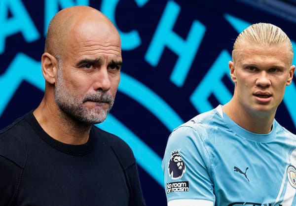 Pep Guardiola, Erling Haaland, Man City, 2025/26