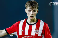 EINDHOVEN , 14-09-2026 , De Herdgang , season 2026 2027 , Dutch Keuken Kampioen Divisie football , match between Jong PSV and Jong AZ , picture shows Jong PSV player Mikkel Bro Hansen Jong PSV - Jong AZ  x207066551x Copyright: