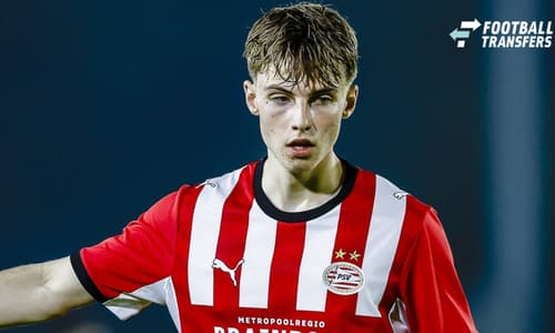 EINDHOVEN , 14-09-2026 , De Herdgang , season 2026 2027 , Dutch Keuken Kampioen Divisie football , match between Jong PSV and Jong AZ , picture shows Jong PSV player Mikkel Bro Hansen Jong PSV - Jong AZ  x207066551x Copyright: