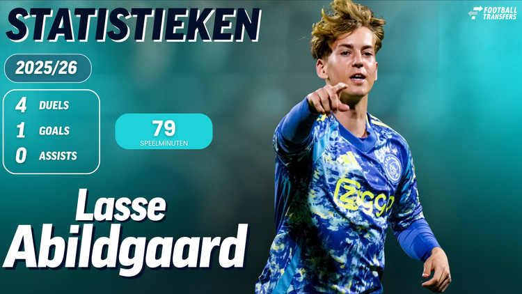 Lasse Abildgaard scoorde dit seizoen zijn eerste doelpunt in het betaald voetbal namens Jong Ajax tegen TOP Oss.