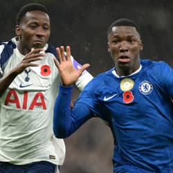 Chelsea's Moises Caicedo in action against Tottenham, 2025/26