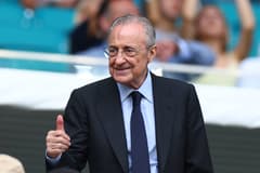 Real Madrid president Florentino Perez