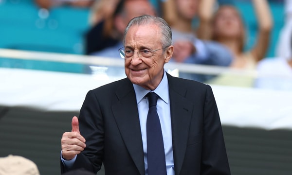 Real Madrid president Florentino Perez