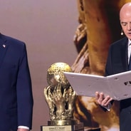 Donald Trump, Gianni Infantino, World Cup draw