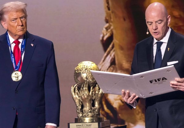 Donald Trump, Gianni Infantino, World Cup draw