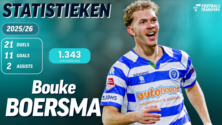 Bouke Boersma is de verrassing bij De Graafschap dit seizoen.