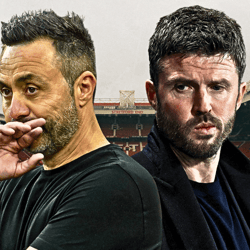 Roberto de Zerbi, Michael Carrick, Man Utd