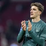 AMSTERDAM: NEC Nijmegen defender Ahmetcan Kaplan during the Vriendenloterij Eredivisie match between Ajax and NEC at the Johan Cruijff ArenA on October 10, 2026, in Amsterdam, the Netherlands. Photo by DeFodi Images