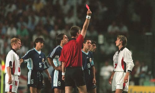 David Beckham sent off, 1998 World Cup