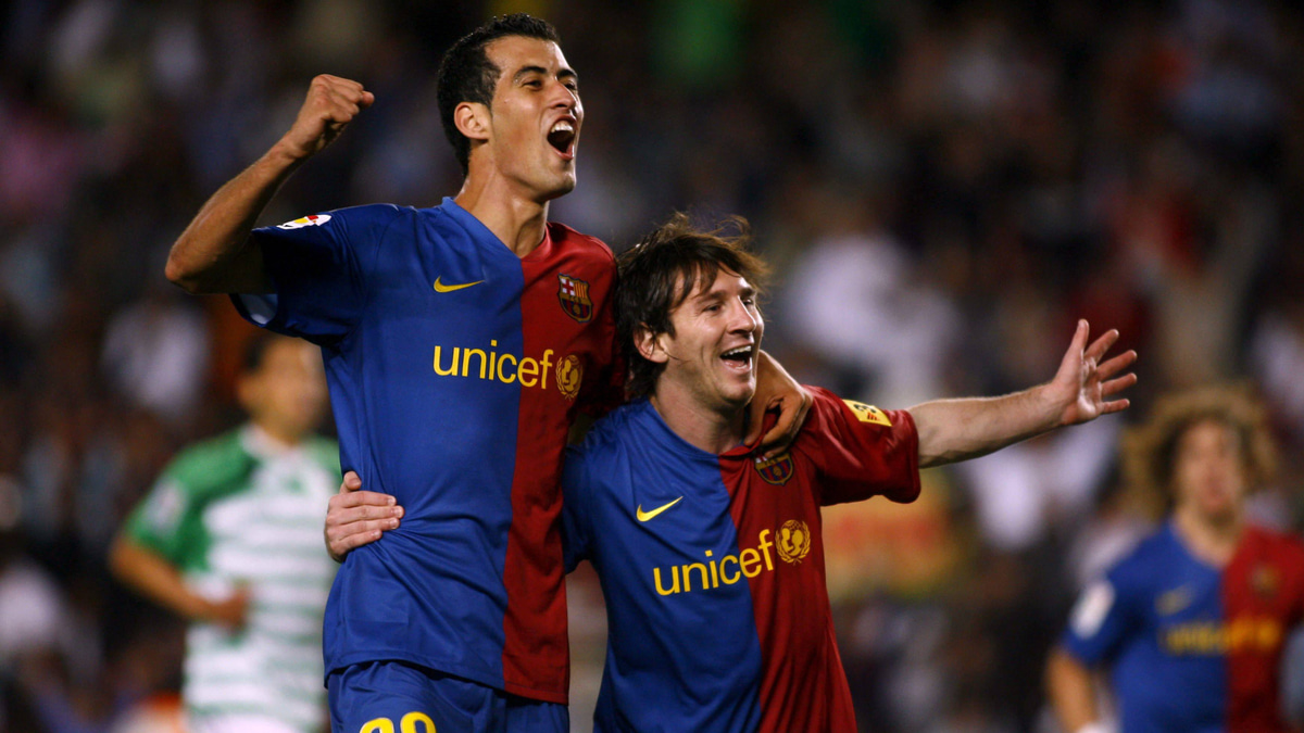 Sergio Busquets, Lionel Messi