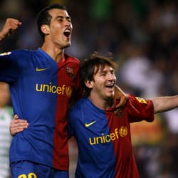 Sergio Busquets, Lionel Messi